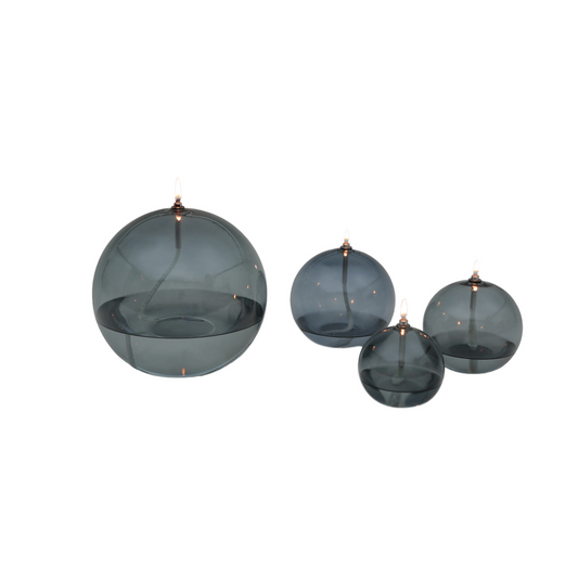 Lampes à huile sphère lisse